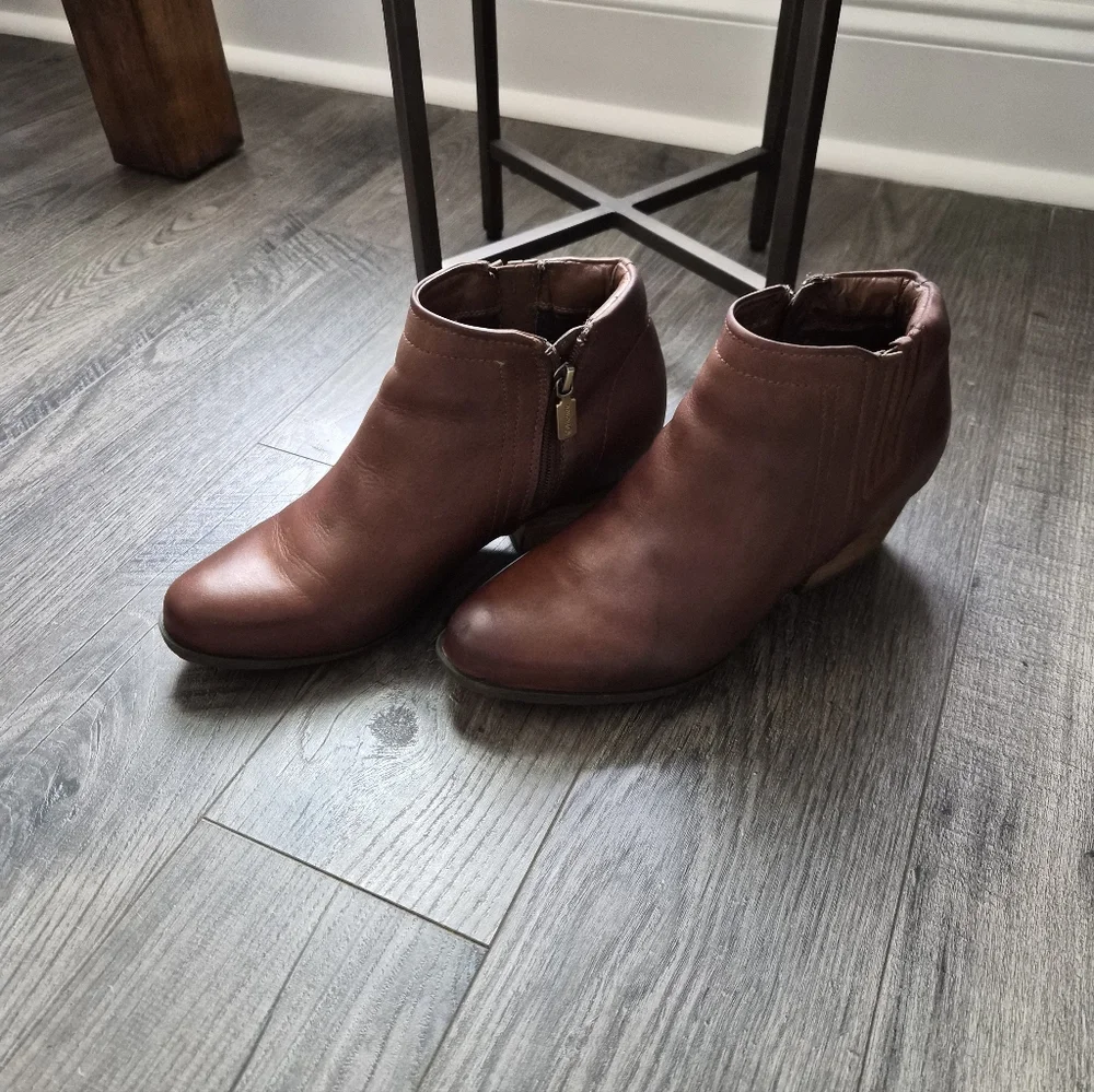 ​Blondo Valli 2.0 Brown Leather Waterproof Ankle Boots Women's Size 8M - Picture 5 of 8